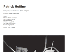 Tablet Screenshot of patrickhuffine.com